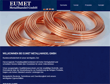 Tablet Screenshot of eumet.de